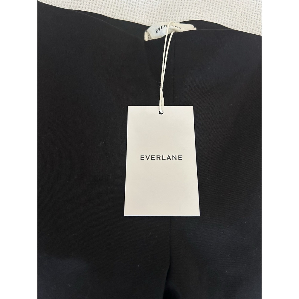 Everlane NWT Womens Black The Bi Stretch Work Pants Side Zip Size 00 - Picture 4 of 8